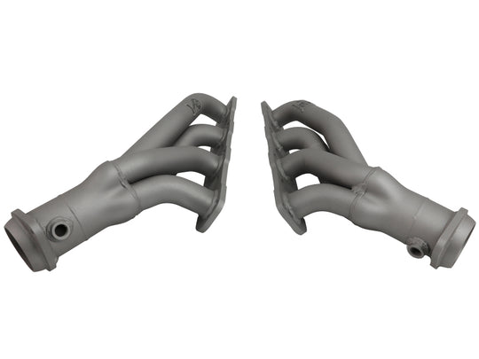 aFe Twisted Steel 304SS Short Header 15-22 Dodge Challenger SC V8-6.2L / 6.4L HEMI Titanium Coating - 48-32031-T
