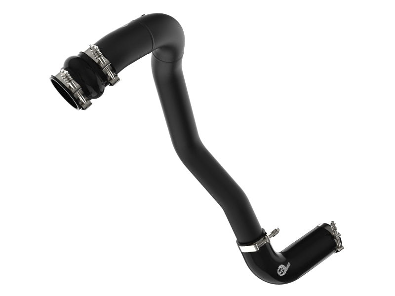 aFe 08-10 Ford Trucks V8-6.4L (td) BladeRunner 3 IN Aluminum Hot Charge Pipe - Black - 46-20079-B
