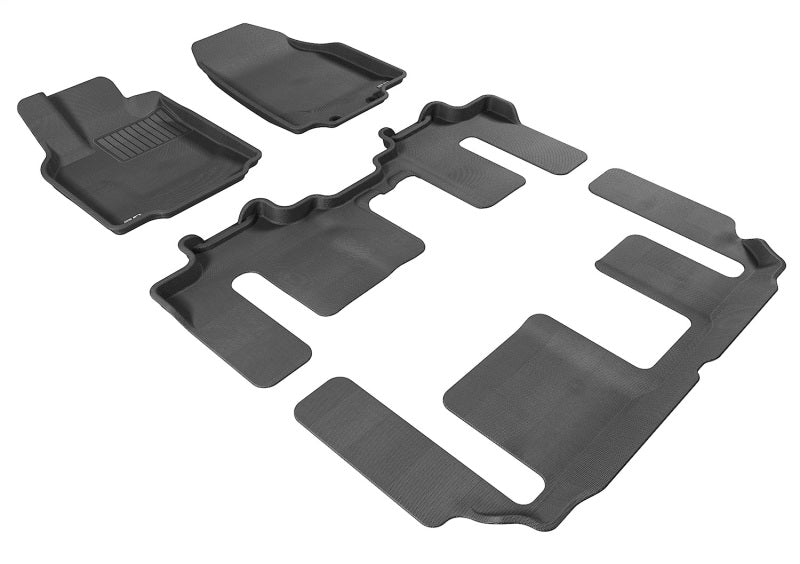 3D MAXpider 07-15 Mazda CX-9 Kagu Black Full Set - L1MZ01701509