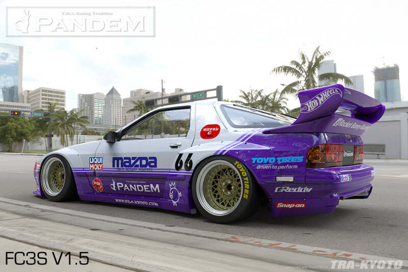 GReddy Pandem 85-92 Mazda RX-7 FC3S Front Bumper from gre17040330 - 17040331