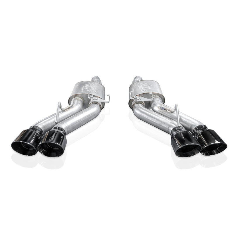 Stainless Works 22-25 Cadillac CT5-V Blackwing Axle Back Exhaust - Black Chrome Tips - CT5V22AB-BC