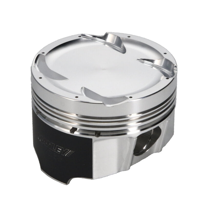 Manley Mitsubishi Evo VIII/IX 4G63/4G63T 85.5mm Bore 8.5:1 Comp Ratio -12.1cc Dish T/T Piston Set - 606305CE-4