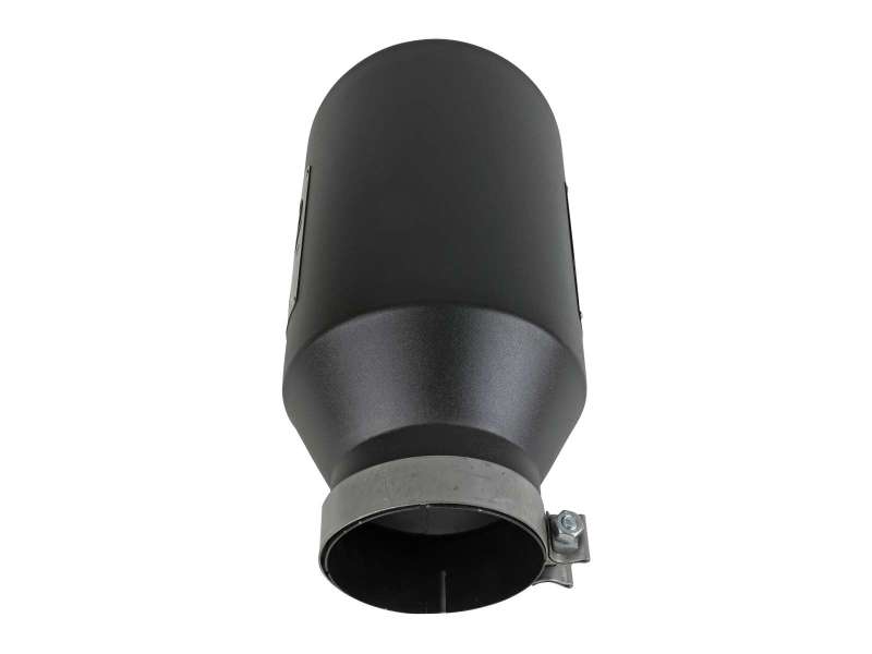 aFe Power Universal 5in Inlet 8in Outlet MACH Force-XP Clamp-On Exhaust Tip - Black - 49T50801-B15