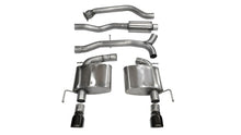 Load image into Gallery viewer, Corsa 2013-2019 Cadillac ATS Sedan 2.0L A/T Black Sport Dual Rear Cat-Back Exhaust - 14888BLK
