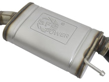 Load image into Gallery viewer, aFe MACHForce XP 2.5in 409 Stainless Axle Back Exhaust w/ Black Tips 15-17 Ford Mustang I4-2.3L (t) - 49-43085-B