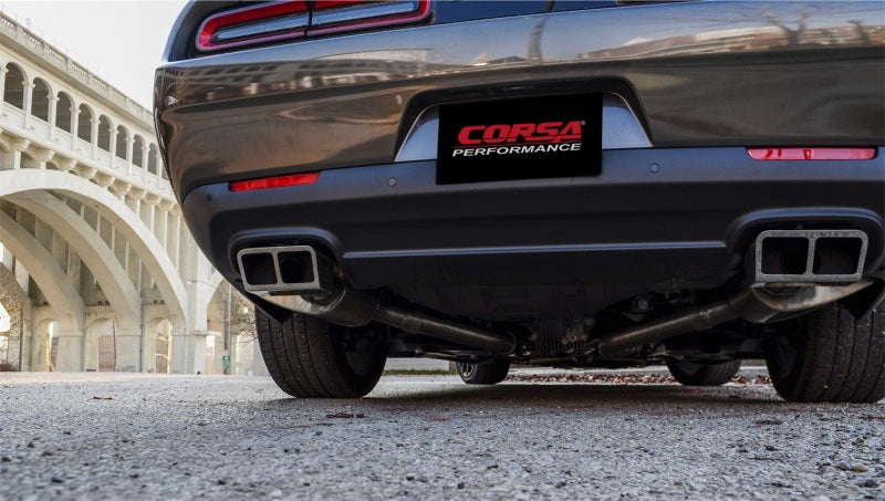Corsa 2015-2023 Dodge Challenger SRT / Scat Pack / R/T 6.4L Polished Xtreme Cat-Back Exhaust - 14994
