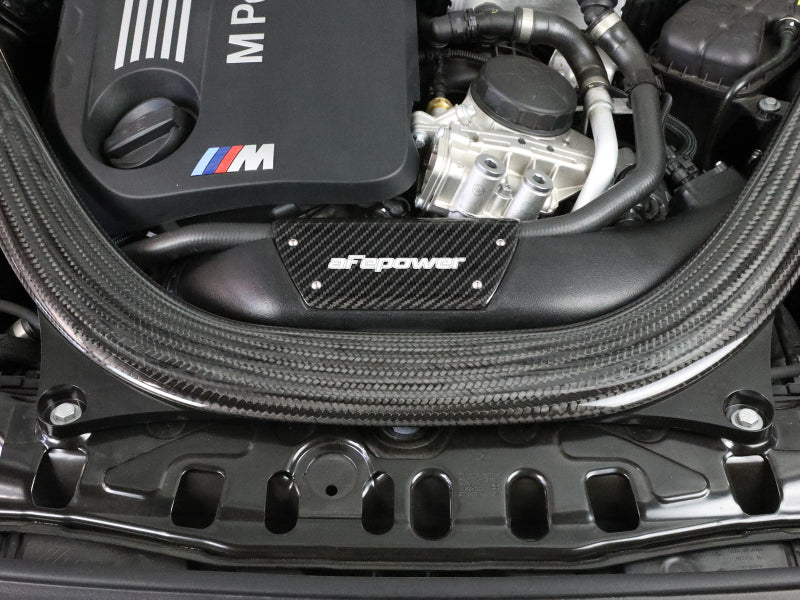 aFe Magnum FORCE Stage-2 Intake Carbon Fiber Trim Piece Fits Intakes 54-76305 Or 54-13032R - 54-13032CC