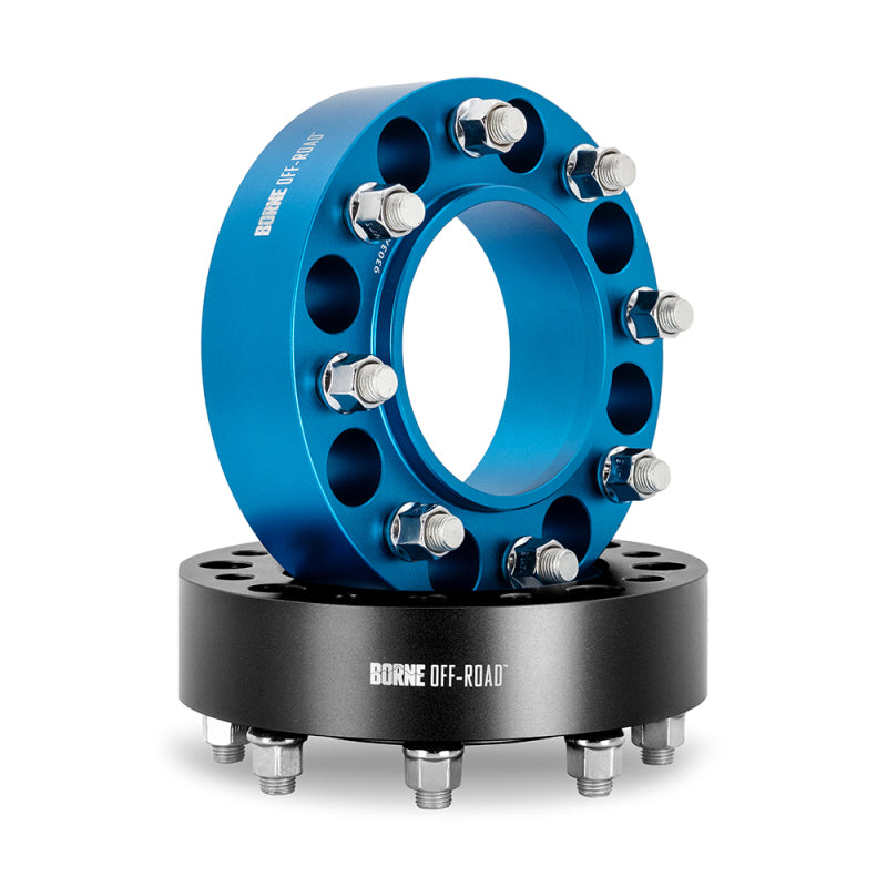 Mishimoto Wheel Spacers 8X165.1 121.3 50 M14 Blu - BNWS-006-500BL