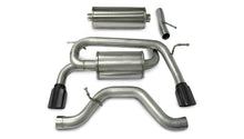 Load image into Gallery viewer, Corsa 2006-2008 Hummer H3 3in Cat-Back Dual Rear w Single 4in Black Pro-Series Tips - 14212BLK