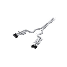 Load image into Gallery viewer, MBRP 2024 Ford Mustang Dark Horse 3in Dual Split Rear Exit Exhaust w/ Quad CF Tips - T304 - S72843CF