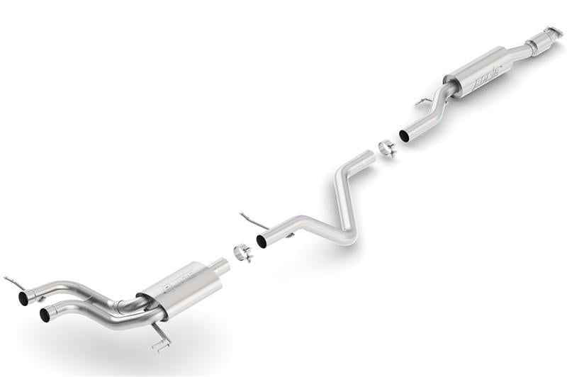 Borla 13-15 Hyundai Veloster Turbo 1.6L AT/MT FWD 2dr Dual Center Rear Exit Cat-Back Exhaust - 140506