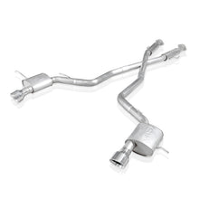 Load image into Gallery viewer, Stainless Works 2012-17 Jeep Grand Cherokee 6.4L Catback Chambered Mufflers X-Pipe - JEEP64CB-C