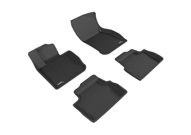 3D MAXpider 14-24 Mini Cooper/S/JCW Hardtop 4-DOOR (F55) Kagu Black Full Set - L1MN01501509