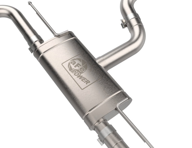 aFe 22-24 Volkswagen GTI MACH Force-Xp 3 to 2-1/2 IN Stainless Steel Cat-Back Exhaust w/Black Tip - 49-36454-B