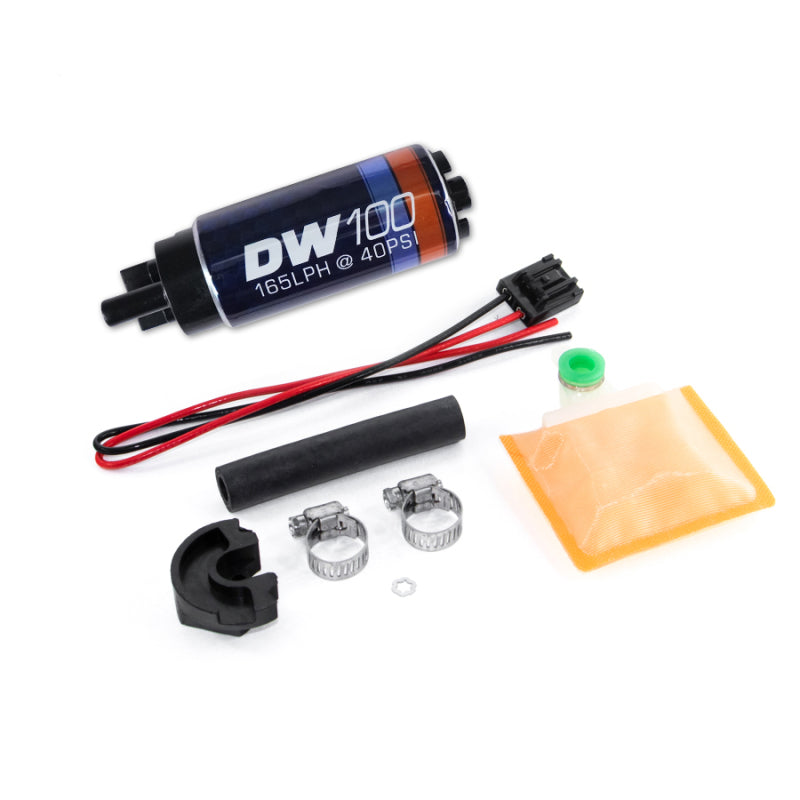DeatschWerks 165 LPH In-Tank Fuel Pump w/ 89-94 Nissan 240sx Install Kit - 9-101-0766
