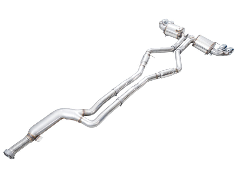 AWE Tuning 22-26 BMW M240i (G42) Touring Edition Exhaust - Chrome Silver Tips - 3015-42240