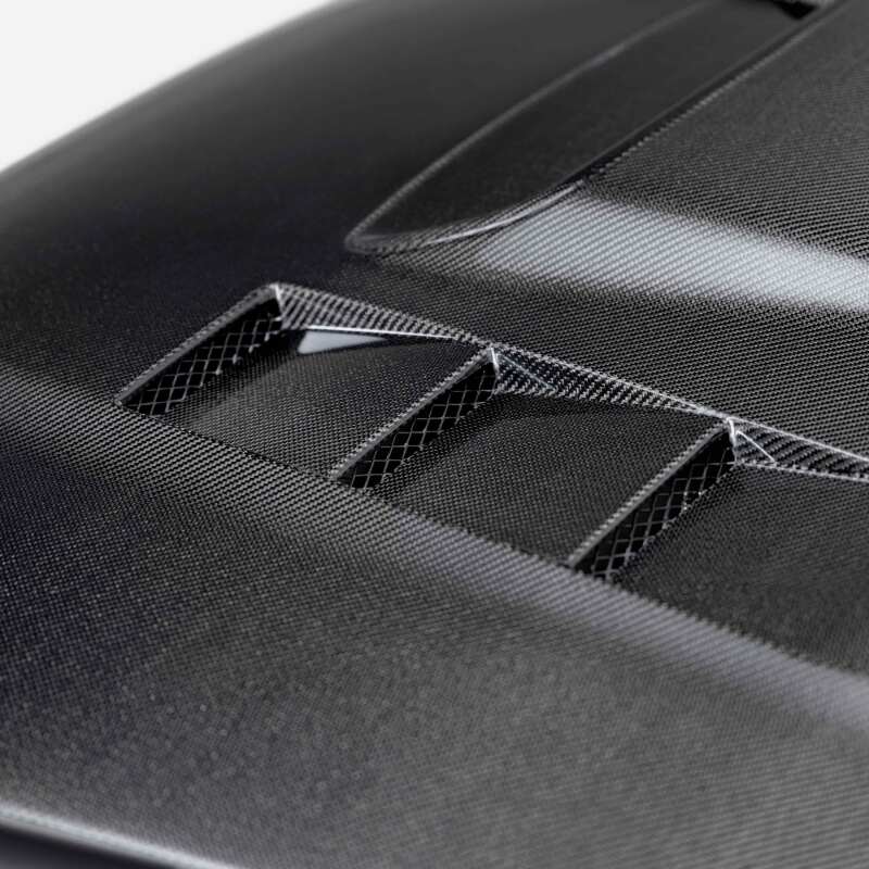 Seibon 05-11 Toyota Tacoma TS-Style Carbon Fiber Hood - HD05TYTA-TS