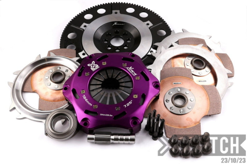 XClutch 02-06 Acura RSX Base 2.0L 7.25in Triple Solid Ceramic Clutch Kit - XKHN18523-3E