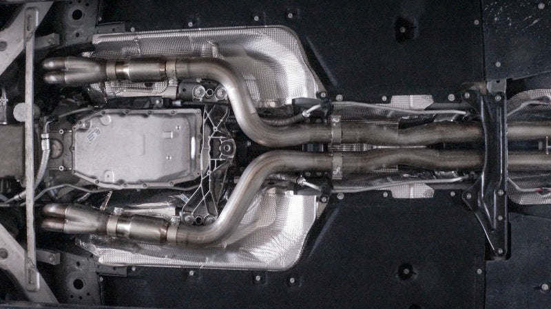 Stainless Works 2016-18 Cadillac CTS-V Sedan Headers 2in Primaries 3in Catted Leads Into X-Pipe - CTSV16HCAT
