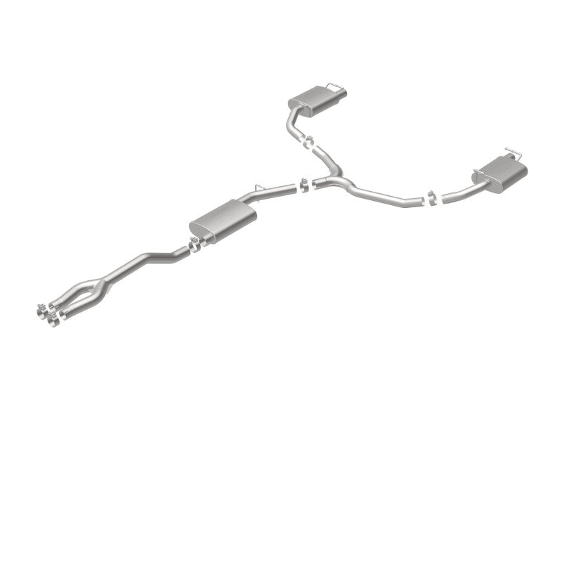 MagnaFlow Cat-Back SS Dual Split Rear Exit 2015 Dodge Charger/Chrysler 300C 3.6L V6 (Uses OEM Tips) - 19225