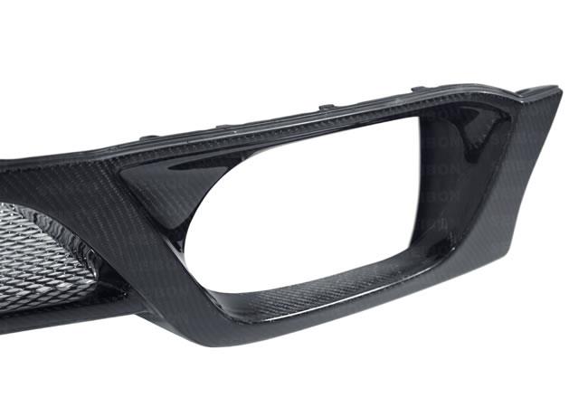 Seibon 09-10 Nissan GTR R35 OEM Style Carbon Fiber Rear Lip - RL0910NSGTR-OE