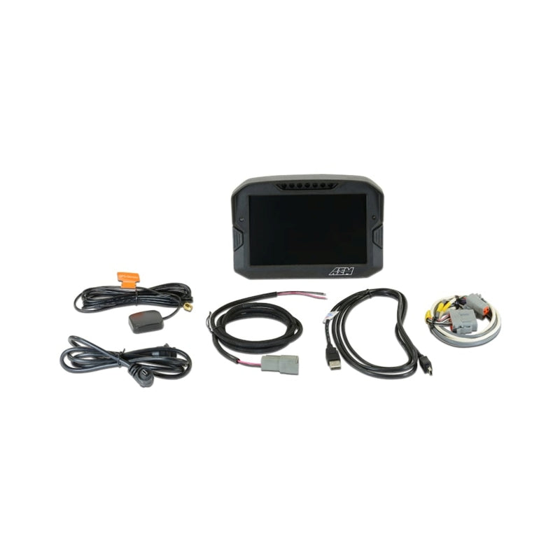 AEM CD-7 Logging GPS Enabled Race Dash Carbon Fiber Digital Display w/o VDM (CAN Input Only) - 30-5703