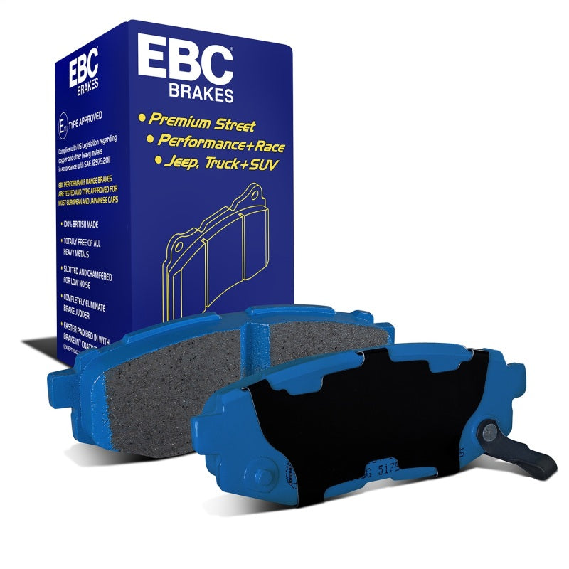 EBC 10-14 Subaru Legacy 2.5 GT Bluestuff Rear Brake Pads - DP51758NDX