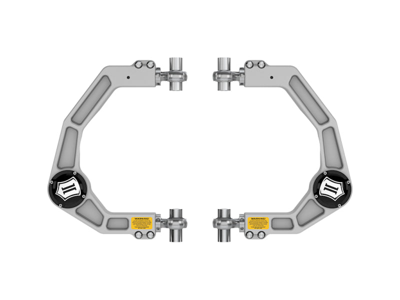 ICON 21-23 Ford F150 Billet Front Upper Control Arms DJ Pro Kit - 98523DJ