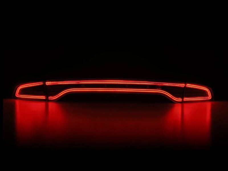 AlphaRex 15-23 Dodge Charger NOVA-Series Prismatic LED Tail Lights Chrome - 642030