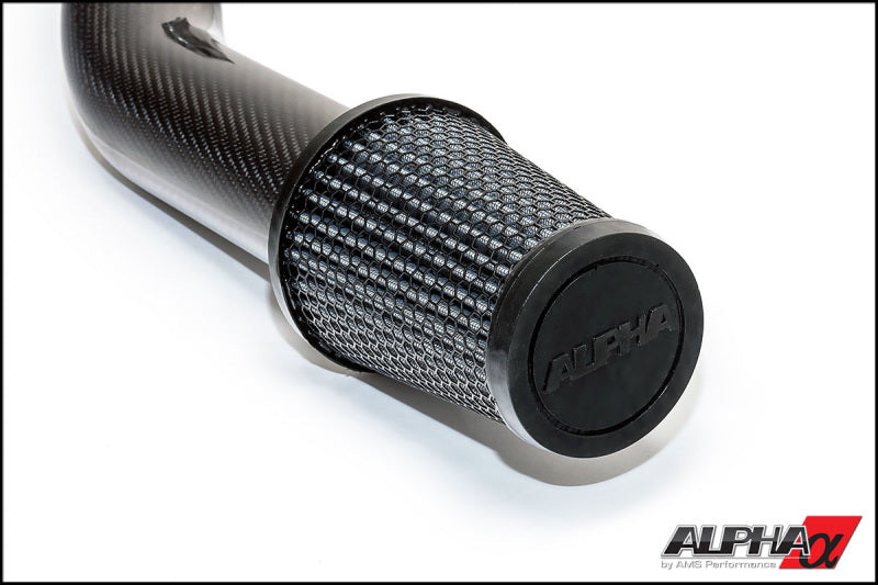 AMS Performance 2009+ Nissan GT-R R35 Alpha Carbon Fiber Intake Pipes for Stock Turbos - ALP.07.08.0008-1