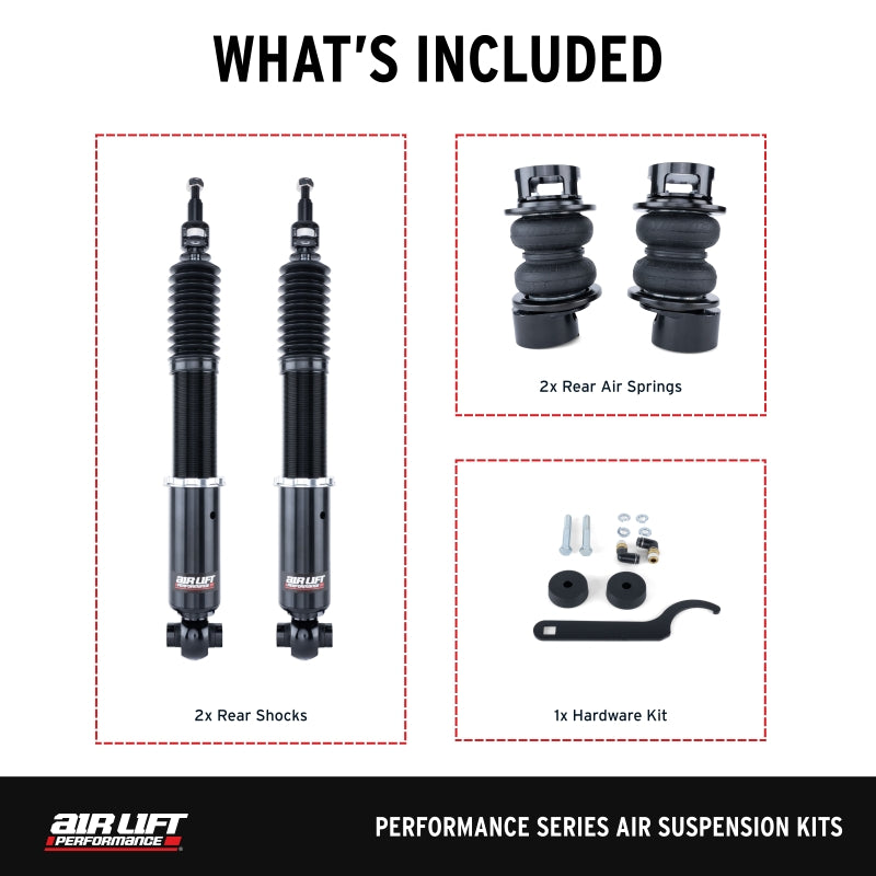 Air Lift Performance 2015-2018 BMW M3 / 15-20 M4 Rear Kit 5-Bolt - 76541