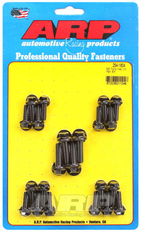 ARP SB Ford Hex Oil Pan Bolt Kit - 254-1804