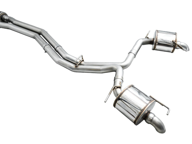 AWE Tuning Audi 2019-2023 C8 A6/A7 3.0T Touring Edition Cat-Back Exhaust- Turn Downs - 3015-31003
