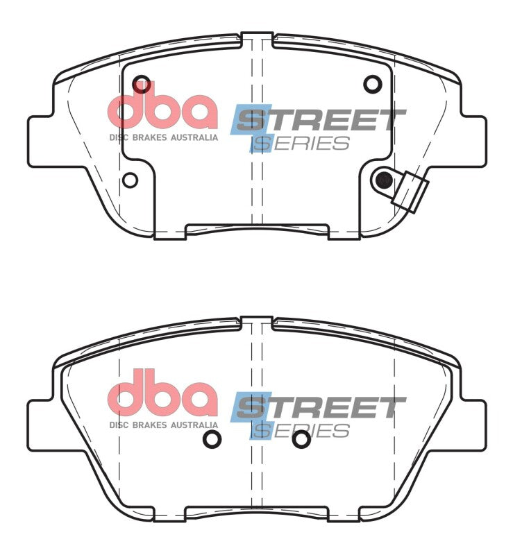 DBA 09-19 Hyundai Sonata Hybrid (300mm Front Rotor) Street Series Front Brake Pads - DB2089SS