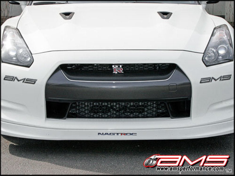 AMS Performance 2009+ Nissan R35 GT-R FMIC Kit w/ Logo - Stock Intercooler Pipe Kit Compatible - ALP.07.09.0007-2