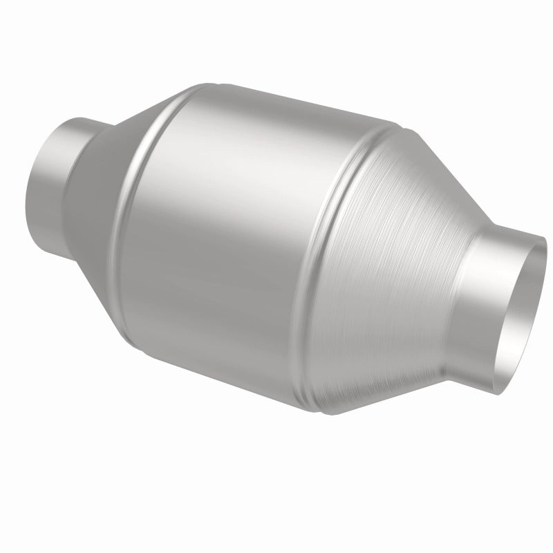 MagnaFlow Univ Cat Conv 2.5in Inlet/Outlet Center/Center Round 3in Body L x 5in W x 8.75in Overall L - 51656