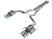 Load image into Gallery viewer, AWE Tuning 18-23 S550 Mustang GT SwitchPath Exhaust - Chrome Silver Tips - 3025-42550