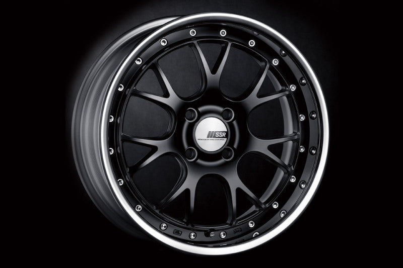 SSR Professor MS3R 17x10.5 4x100 ET+30 SL Flat Black *SPECIAL ORDER-NO RETURN/CANCELLATION* - M817105+30L4CMB
