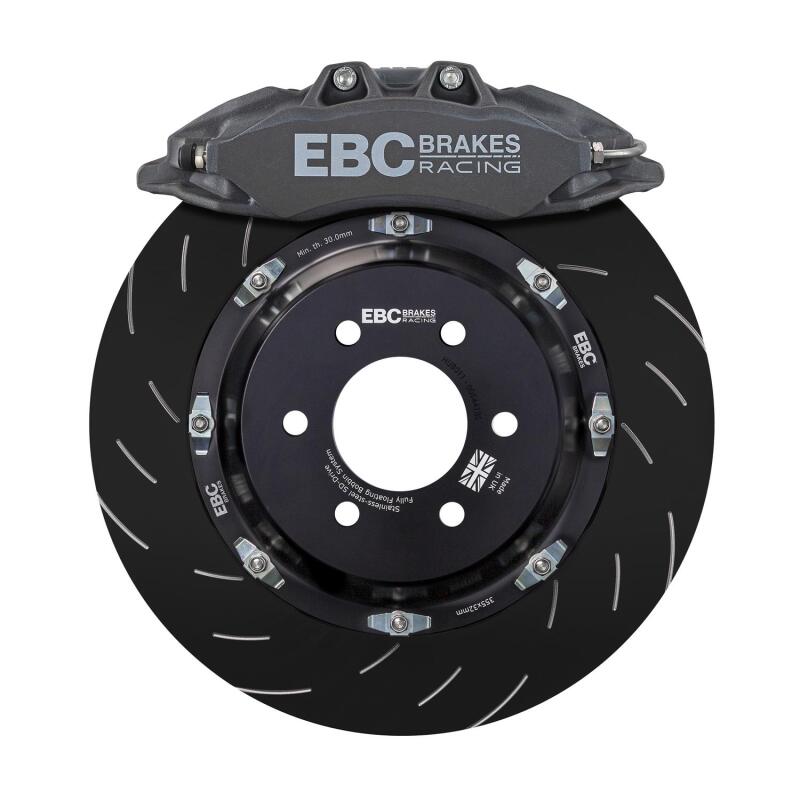 EBC Racing 18-24 Tesla Model 3 AWD Dual Motor Anodized Apollo-6 380mm Rotors Front Big Brake Kit - BBK057R-1F