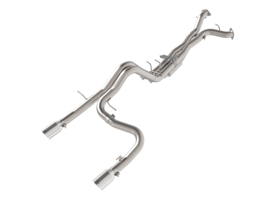 aFe 22-26 Ford Bronco V6 3.0L (tt) Vulcan Series 3in 304SS Cat-Back Exhaust System w/ Polished Tips - 49-33154-P