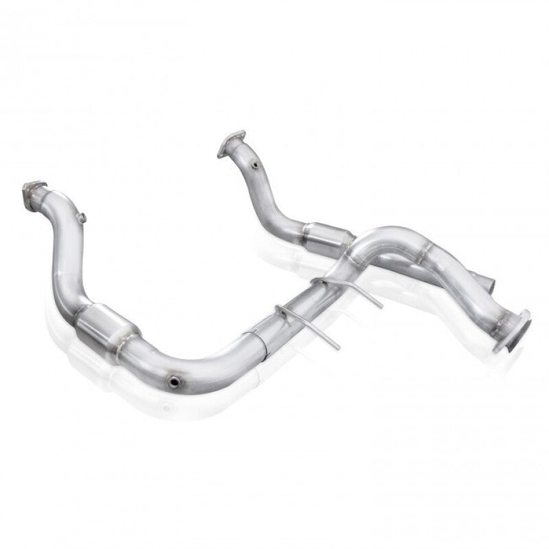 Stainless Works 2017 F-150 Raptor 3.5L 3in Downpipe High-Flow Cats Factory Connection - FTR17DPCAT