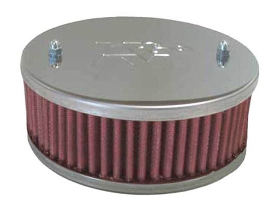 K&N Universal Custom Air Filter - Oval 1.375in Flange / 4.875in ID / 2.25in Overall Height - 56-9093