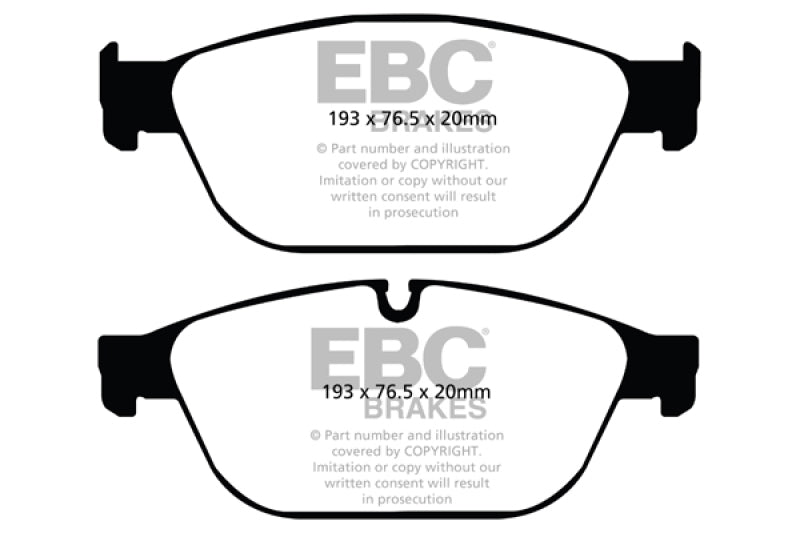 EBC 11-12 Audi A8 Quattro 3.0 Supercharged Redstuff Front Brake Pads - DP32087C