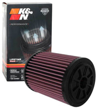 Load image into Gallery viewer, K&amp;N 19-20 Audi A6 L4-2.0L DSL Replacement Drop In Air Filter - E-0640