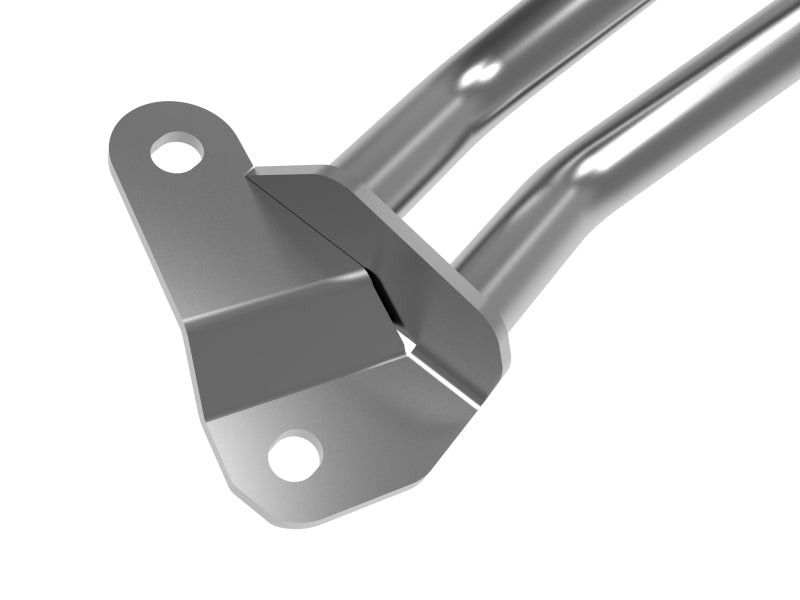 aFe CONTROL 20-22 Ford Explorer L4 2.3L (t) Tubular Steel Front Suspension Strut Brace Gunmetal Gray - 450-30T002-G