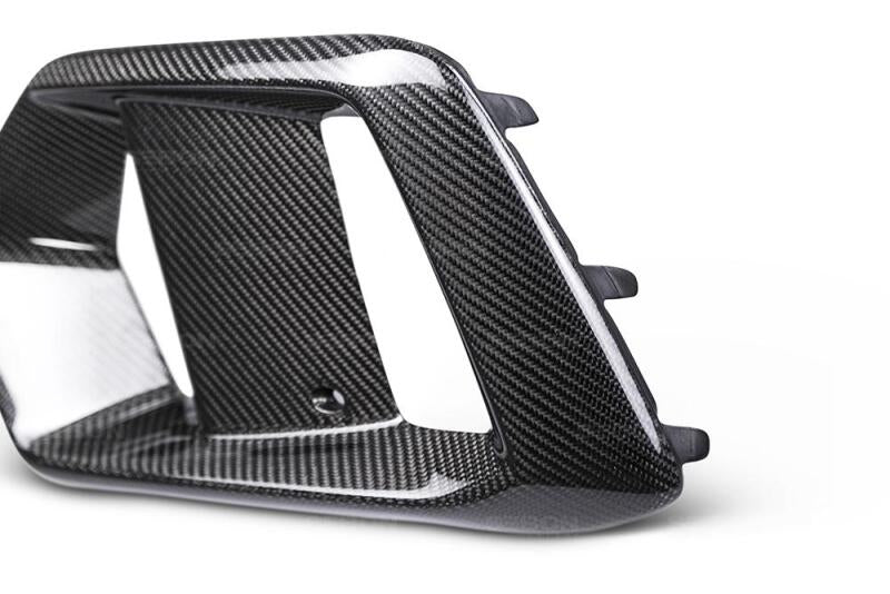 Seibon 16-18 Ford Focus RS Carbon Fiber Fog Light Surrounds - FLS16FDFO