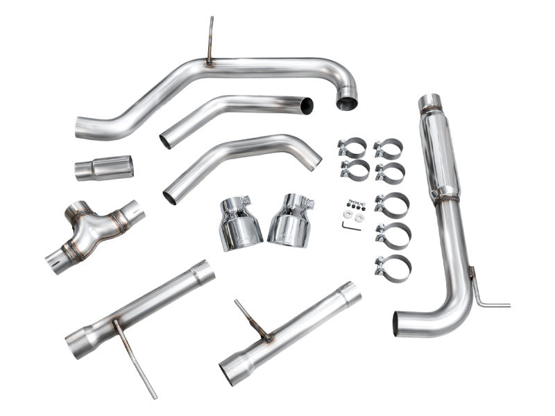 AWE Tuning 22-25 Volkswagen Jetta GLI Track Edition Exhaust - Chrome Silver Tips - 3020-32275