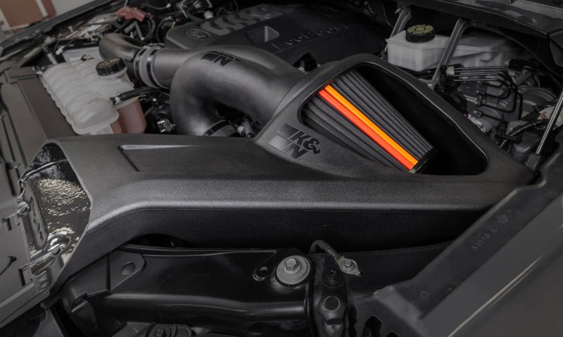 K&N 21-24 Chevrolet Silverado 1500 V8 5.3L/6.2L F/L NextGen Dryflow Cold Air Intake - 50-2617D