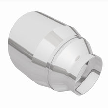 Load image into Gallery viewer, MagnaFlow Tip Stainless Double Wall Round Single Outlet Polished 4.5in DIA 2.5in Inlet 5.75in Length - 35224