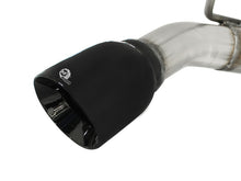 Load image into Gallery viewer, aFe MACHForce XP Exhaust 2.5in Stainless Steel CB/10-13 Chevy Camaro V6-3.6L (td) (gloss blk tip) - 49-44042-B